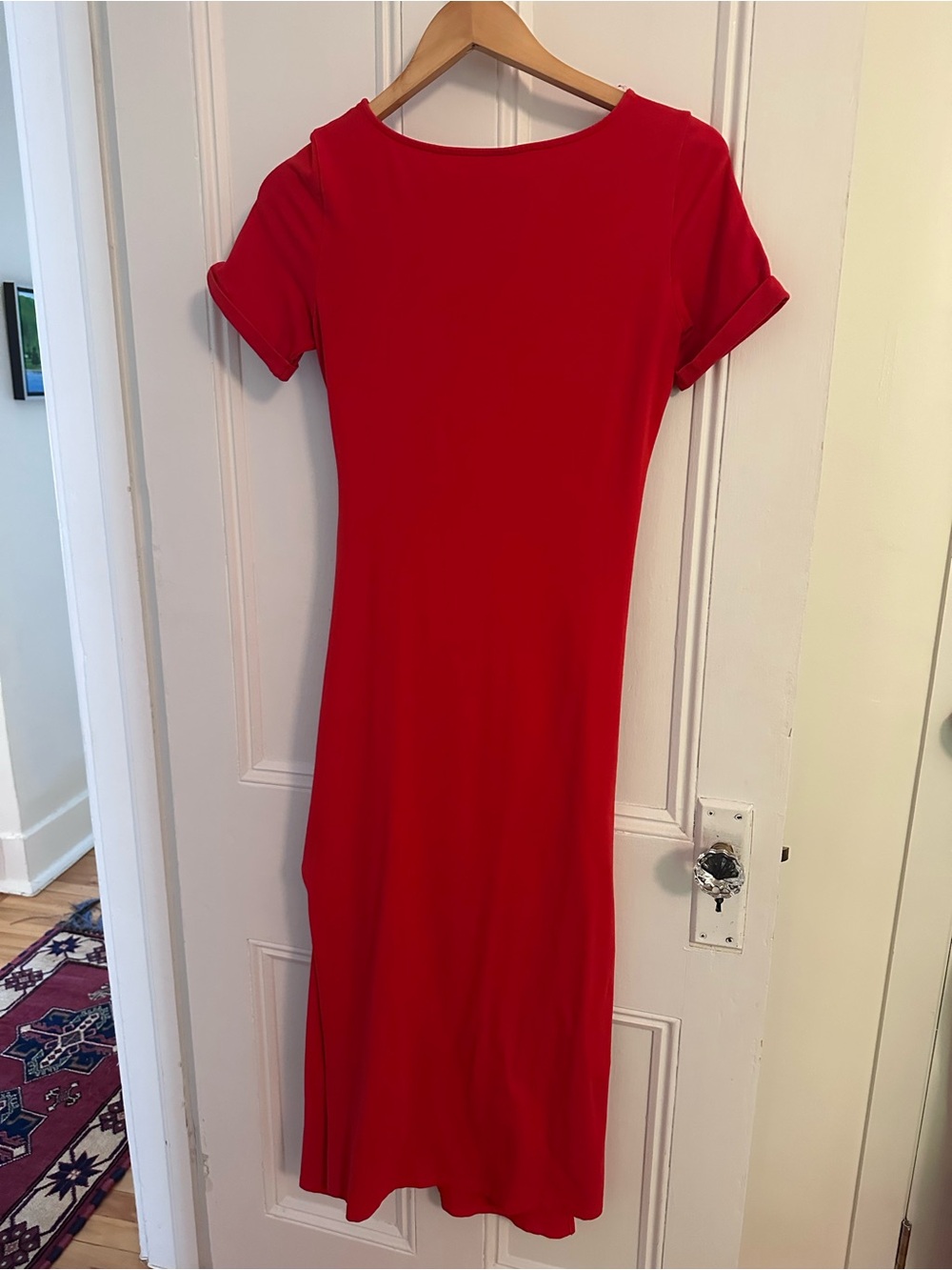 Sézane Pippa Coral Knot-Detail Maxi Dress - Picture 3 of 4